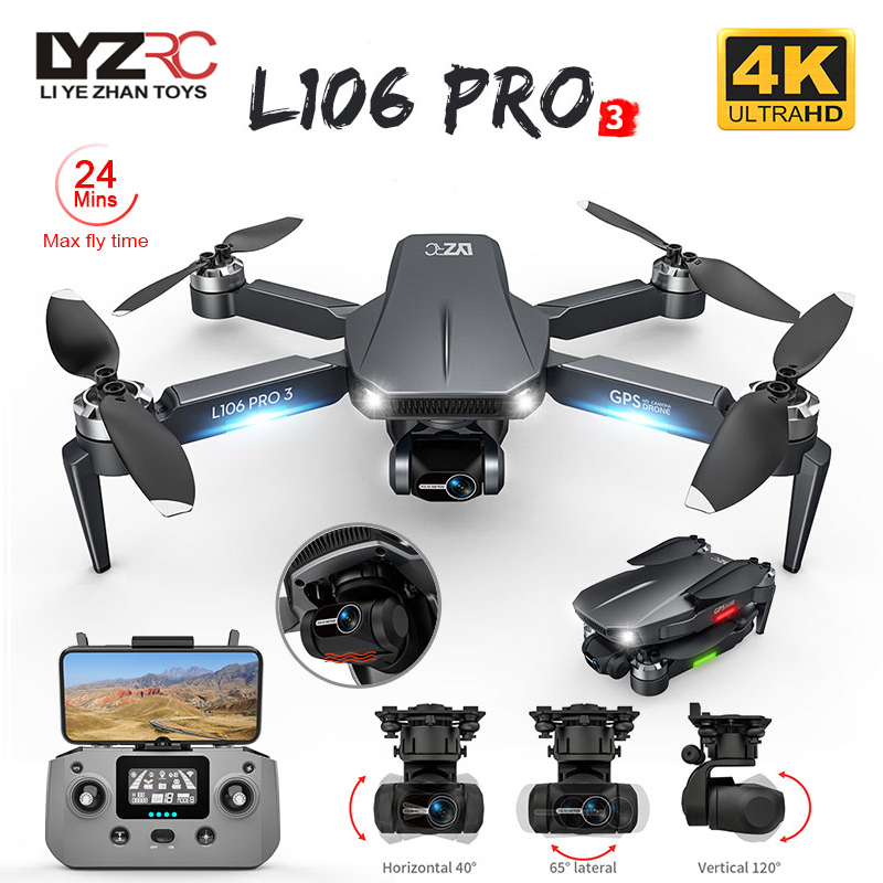 Rc Helicopter Electric - Drone L106 Pro 3 5G WIFI