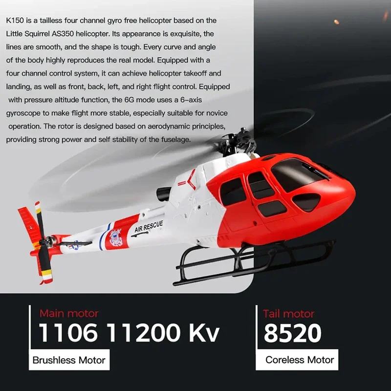 Hélicoptère RC WLtoys 4CH K150 - Rc Helicopter Gas avis et prix