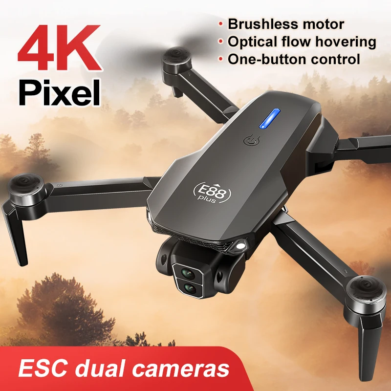 Nouveau drone quadrirotor E88  - Rc Helicopter Electric avis et prix