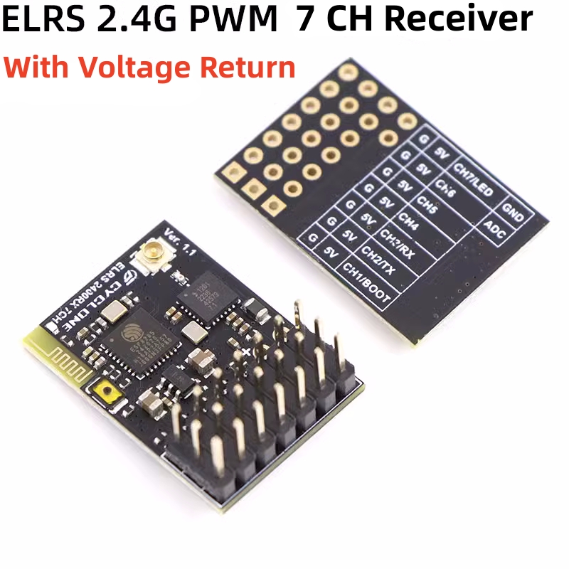 ELRS 2.4G PWM 7CH 6CH CRSF Réc - Rc Helicopter Remote Control avis et prix