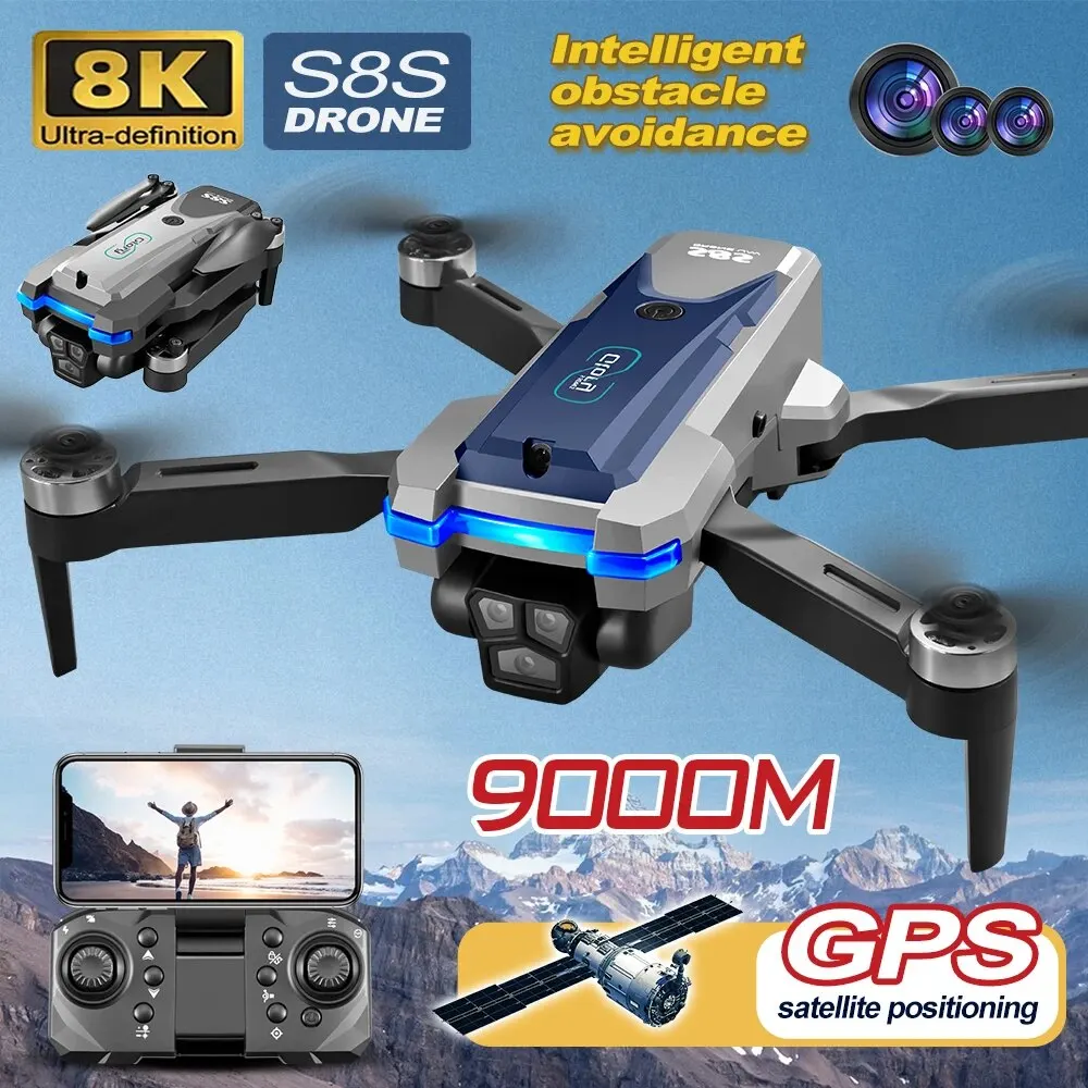 Drone GPS S8S 5G Wifi 8K HD po - Rc Helicopter Electric avis et prix