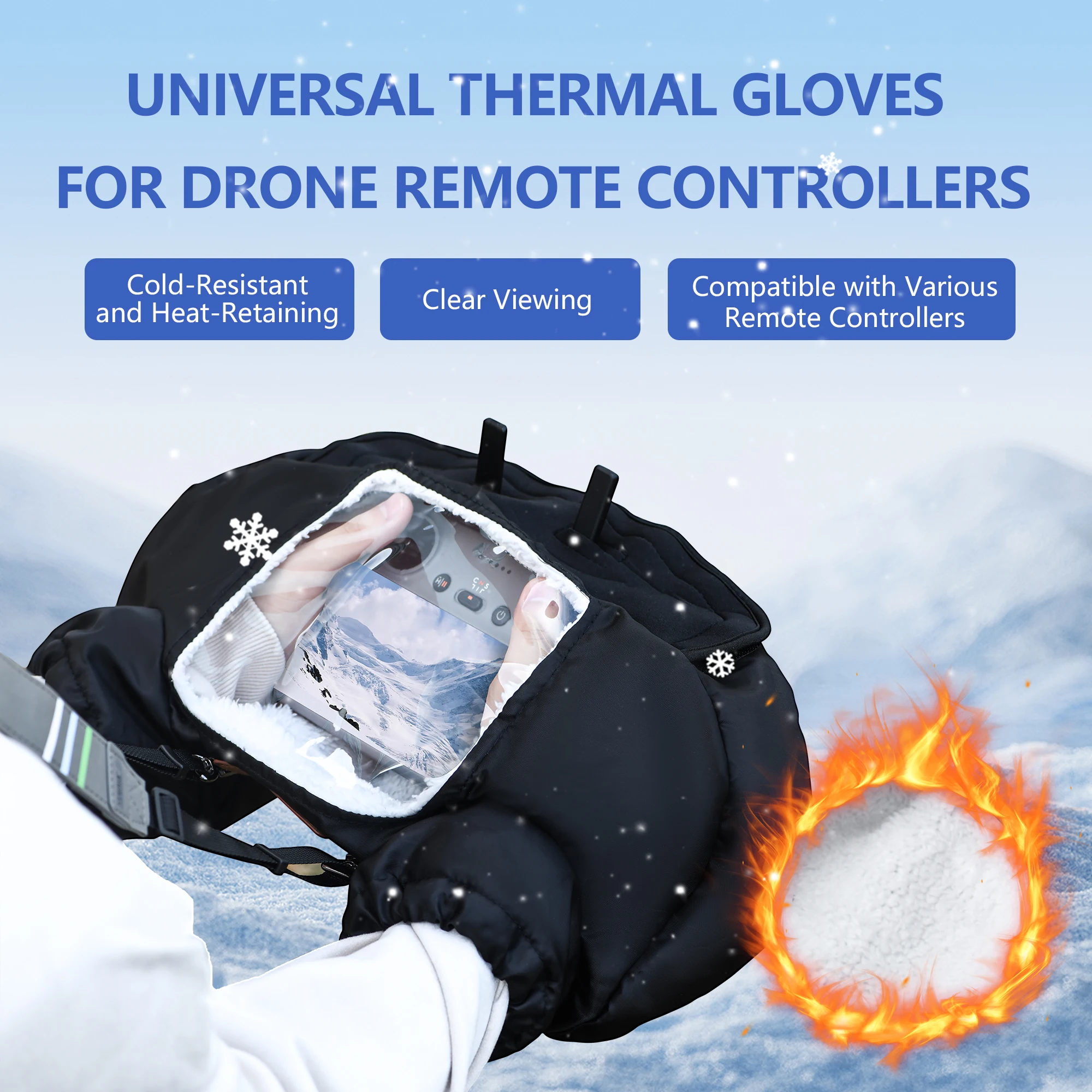 Gants d'hiver chauds pour pilo - Dji Drone Air 3 avis et prix